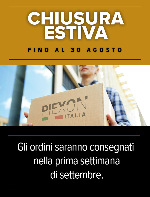 Piexon Italia - Chiuso per Ferie Estive 2021